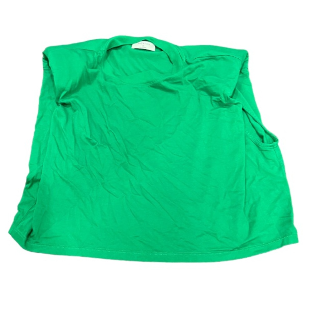 Babaton Kelly Green Tank with Shoulder Pads